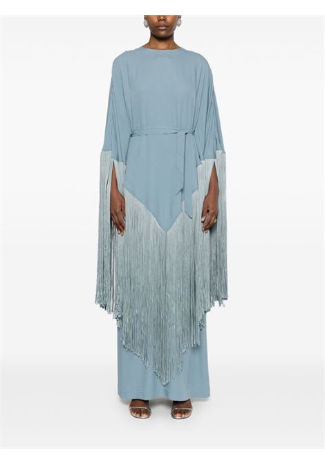 Grey bohemia kaftan fringed dress Taller marmo  - women TALLER MARMO | TMPS2506609